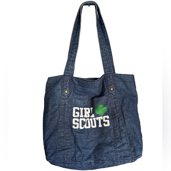 Girl Scouts Handbags - Vintage Girl Scout Denim Tote Bag